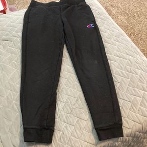 Champion Boys Black Sweatpants with pockets